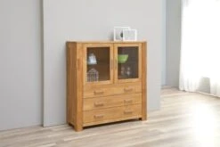 Royal Oak Vitrine OLDE 2 Portes Chêne -Royal Oak || DODO || Basic Soldes Magasin 135336