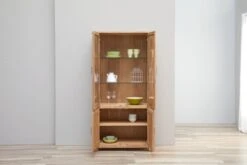 Royal Oak Vitrine OLDE 2 Portes + 2 Portes Vitrées Chêne -Royal Oak || DODO || Basic Soldes Magasin 135351