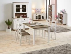 Partie Supérieure VILSTED 2 Portes Blanc/brun -Royal Oak || DODO || Basic Soldes Magasin 137114