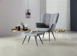 Repose-pieds ULDUM Gris/noir -Royal Oak || DODO || Basic Soldes Magasin 137222