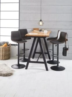 Chaise De Bar BROAGER Gris -Royal Oak || DODO || Basic Soldes Magasin 137283 1