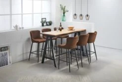 Royal Oak Table De Bar SANDBY 71x183 Chêne Naturel/noir -Royal Oak || DODO || Basic Soldes Magasin 137290