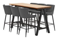 Royal Oak Table De Bar SANDBY 71x183 Chêne Naturel/noir -Royal Oak || DODO || Basic Soldes Magasin 137291