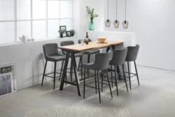 Royal Oak Table De Bar SANDBY 71x183 Chêne Naturel/noir -Royal Oak || DODO || Basic Soldes Magasin 137292