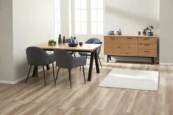 Royal Oak Buffet SANDBY 2 Portes + 3 Tiroirs Chêne Naturel/noir -Royal Oak || DODO || Basic Soldes Magasin 137311