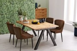 Royal Oak Table SANDBY 100x160 Chêne Naturel/noir -Royal Oak || DODO || Basic Soldes Magasin 137315
