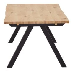 Royal Oak Table SANDBY 100x160 Chêne Naturel/noir -Royal Oak || DODO || Basic Soldes Magasin 137323
