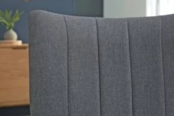 Chaise NORDRUP Tissu Gris/naturel -Royal Oak || DODO || Basic Soldes Magasin 137506