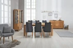 Royal Oak Vitrine HAGE 2 Portes 2 Tiroirs Chêne -Royal Oak || DODO || Basic Soldes Magasin 137886