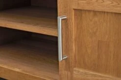 Royal Oak Meuble TV OLDE 150 Cm 2 Portes Chêne -Royal Oak || DODO || Basic Soldes Magasin 139485