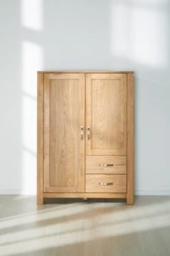 Royal Oak Commode HAGE 2 Tiroirs 2 Portes Chêne -Royal Oak || DODO || Basic Soldes Magasin 139502
