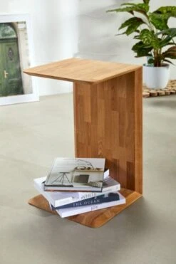 Royal Oak Bout De Canapé AGGERUP 34x37 Chêne -Royal Oak || DODO || Basic Soldes Magasin 139543