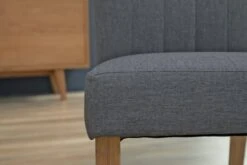 Chaise NORDRUP Tissu Gris/naturel -Royal Oak || DODO || Basic Soldes Magasin 142851