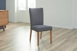 Chaise NORDRUP Tissu Gris/naturel -Royal Oak || DODO || Basic Soldes Magasin 142852