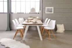 Chaise BLOKHUS Blanc/naturel -Royal Oak || DODO || Basic Soldes Magasin 144596