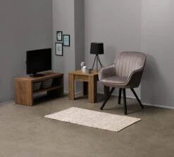 Fauteuil ONSEVIG Velours Gris/noir -Royal Oak || DODO || Basic Soldes Magasin 149370