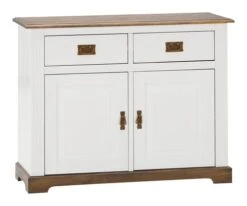 Buffet VILSTED 2 Portes Blanc/brun