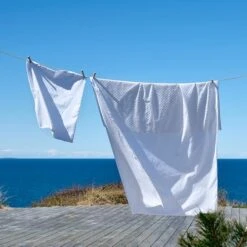 Parure De Lit DANA 240x220 Blanc -Royal Oak || DODO || Basic Soldes Magasin 157882