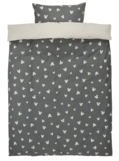 Parure De Lit MICKEY 140x200 Gris