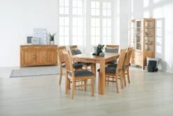 Royal Oak Buffet HAGE 3 Portes 3 Tiroirs Chêne -Royal Oak || DODO || Basic Soldes Magasin 159032