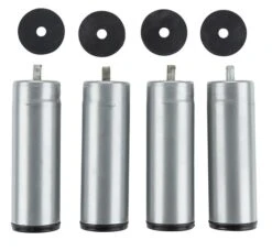 Pieds De Lit L3xH15xP4cm Métal Lot De 4 Pieds De Lit