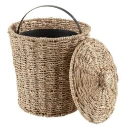 Poubelle De Salle De Bain VEGBY 5L Jonc De Mer -Royal Oak || DODO || Basic Soldes Magasin 161213