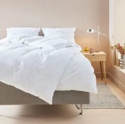 Parure De Lit DANA 240x220 Blanc -Royal Oak || DODO || Basic Soldes Magasin 161558