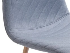 Chaise JONSTRUP Bleu Clair/chêne -Royal Oak || DODO || Basic Soldes Magasin 162077