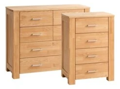 Royal Oak Commode 4 Tiroirs OLDE Chêne -Royal Oak || DODO || Basic Soldes Magasin 162131