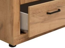 Vitrine LINTRUP 2 Portes Chêne -Royal Oak || DODO || Basic Soldes Magasin 162194