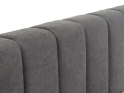 Cadre De Lit AGERFELD 140x200 Tissu Gris Foncé -Royal Oak || DODO || Basic Soldes Magasin 162281