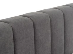 Cadre De Lit HASLEV A/rangement 160x200 Tissu Gris Foncé -Royal Oak || DODO || Basic Soldes Magasin 162295