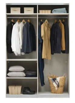 Armoire SALTOV 150x222 Blanc -Royal Oak || DODO || Basic Soldes Magasin 162305