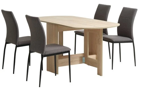 OBLING L100/163 + 4 TRUSTRUP Gris/noir 1 OBLING L100/163 + 4 TRUSTRUP Gris/noir