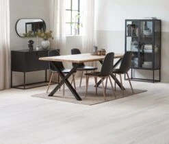 Vitrine VIRUM 2 Portes Noir -Royal Oak || DODO || Basic Soldes Magasin 164011 1