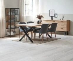 Royal Oak Buffet SANDBY 2 Portes + 3 Tiroirs Chêne Naturel/noir -Royal Oak || DODO || Basic Soldes Magasin 165015 1