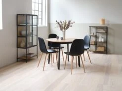 Étagère TRAPPEDAL 5 Tablettes Chêne/noir -Royal Oak || DODO || Basic Soldes Magasin 165078 1