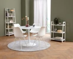 Bibliothèque HERNING 5 Tablettes Blanc -Royal Oak || DODO || Basic Soldes Magasin 165132