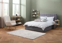 Cadre De Lit HASLEV A/rangement 160x200 Tissu Gris Foncé -Royal Oak || DODO || Basic Soldes Magasin 165248 3