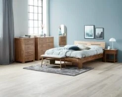 Royal Oak Cadre De Lit OLSKER 140x200 Chêne -Royal Oak || DODO || Basic Soldes Magasin 165257 1