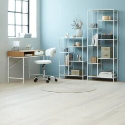 Étagère TRAPPEDAL 7 Tablettes Chêne/b. -Royal Oak || DODO || Basic Soldes Magasin 165286 1