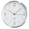 Horloge Murale HALVOR Ø30cm Argenté