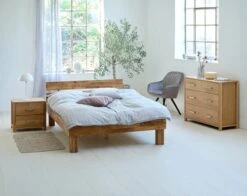 Royal Oak Commode HUGGET 4 Tiroirs Larges Chêne -Royal Oak || DODO || Basic Soldes Magasin 165652 1