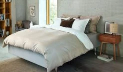 Table De Nuit HOKKSUND 1 Tiroir Brun -Royal Oak || DODO || Basic Soldes Magasin 166670