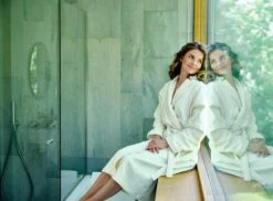 Peignoir TIBRO S/M Naturel KRONBORG -Royal Oak || DODO || Basic Soldes Magasin 167958