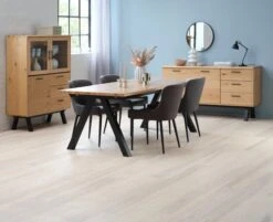 Royal Oak Table SANDBY 100x210 Chêne Naturel/noir -Royal Oak || DODO || Basic Soldes Magasin 169342