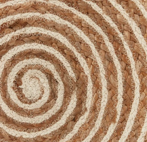 Tapis SANDELTRE Ø180 Naturel/beige 5 Tapis SANDELTRE Ø180 Naturel/beige – Image 5