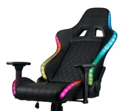 Chaise Gaming RANUM Avec LED Noir 16 Chaise Gaming RANUM Avec LED Noir -Royal Oak || DODO || Basic Soldes Magasin 173534