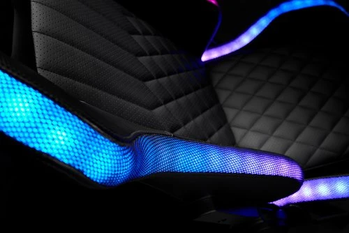 Chaise Gaming RANUM Avec LED Noir 8 Chaise Gaming RANUM Avec LED Noir – Image 8