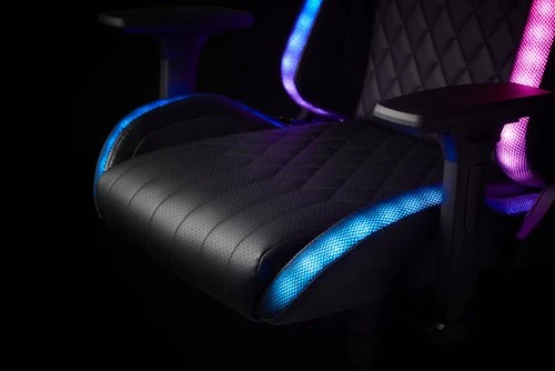 Chaise Gaming RANUM Avec LED Noir 9 Chaise Gaming RANUM Avec LED Noir – Image 9